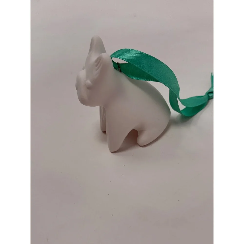 Jonathan Adler French Bulldog Porcelain Ornament Matte White Menagerie Dog Boxed